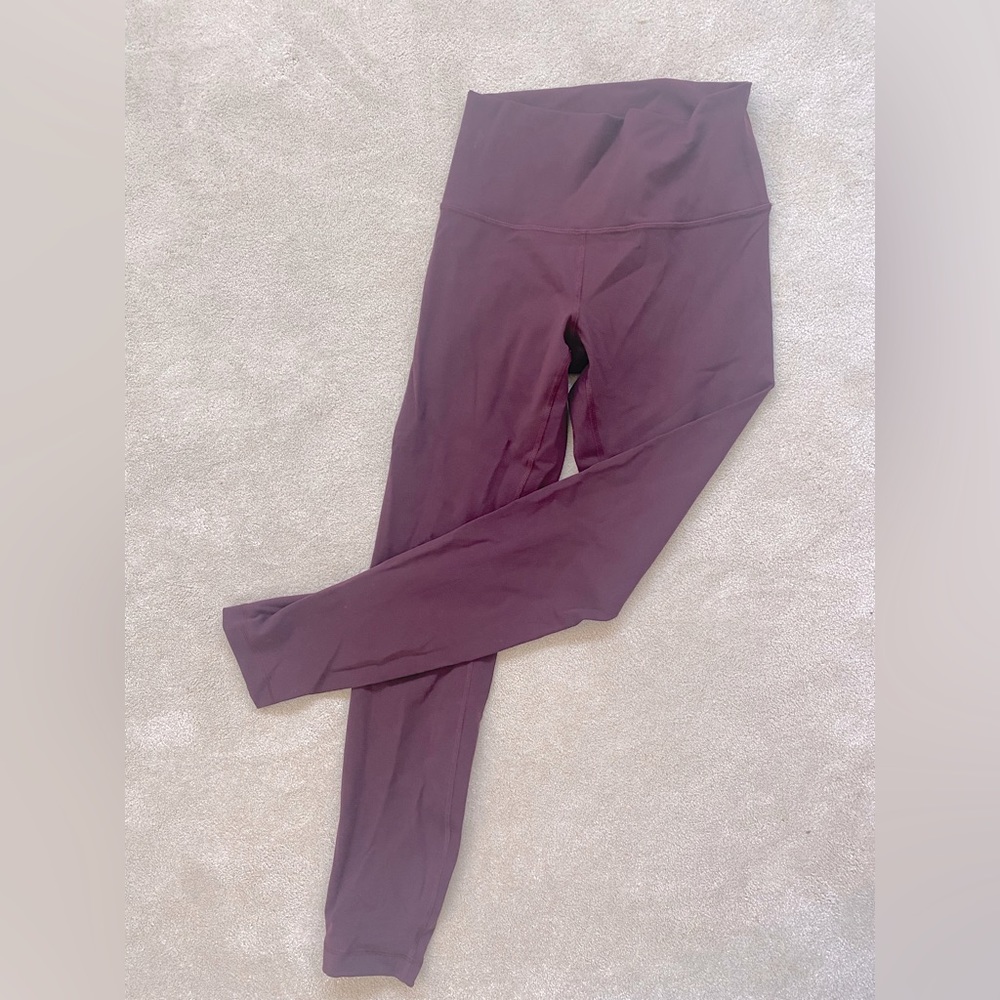 Lululemon Leggings, maroon color. Size 4
